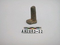 藏品(紅色夾砂素面陶蓋)的圖片